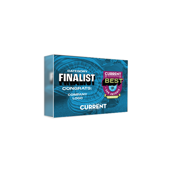 San Antonio Current "Best of San Antonio" Award - Acrylic Block