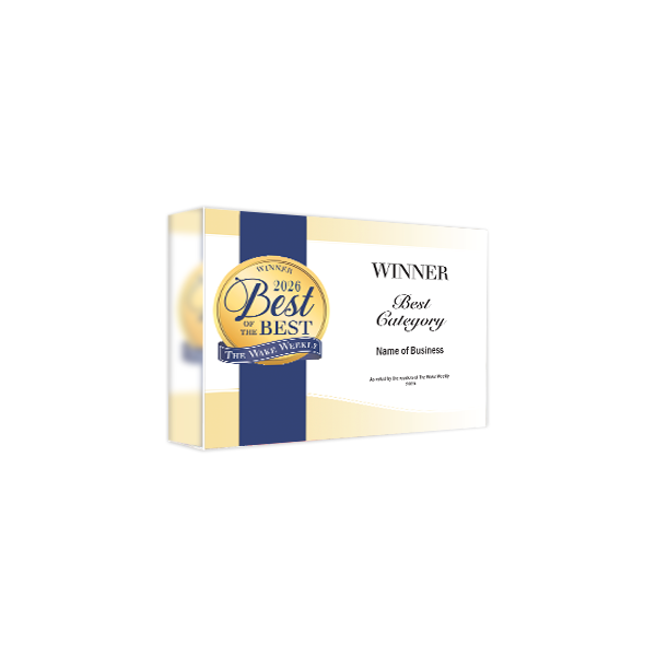 Wake Weekly "Best of the Best" Award - Acrylic Block