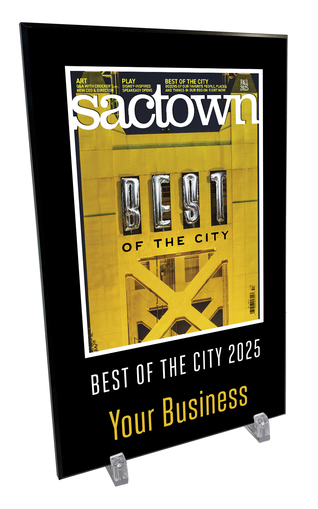 Sactown Magazine - Best of City - Wood Plaques