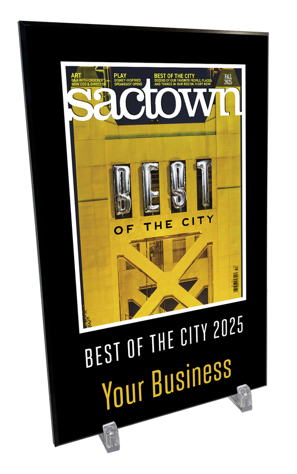 Sactown Magazine - Best of City - Wood Plaques