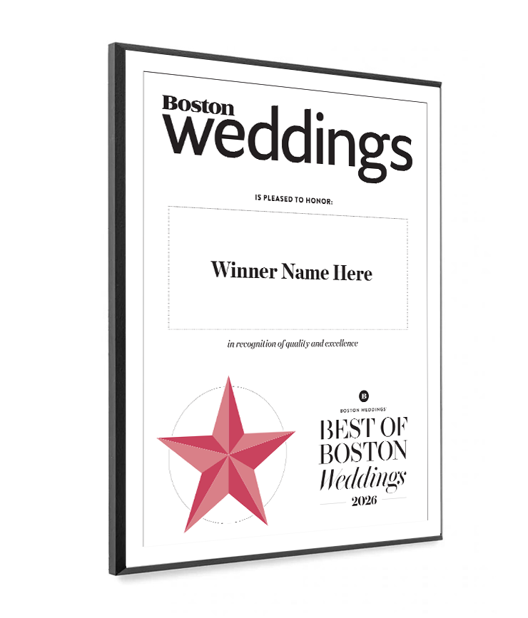 “Best of Boston Weddings” Plaques