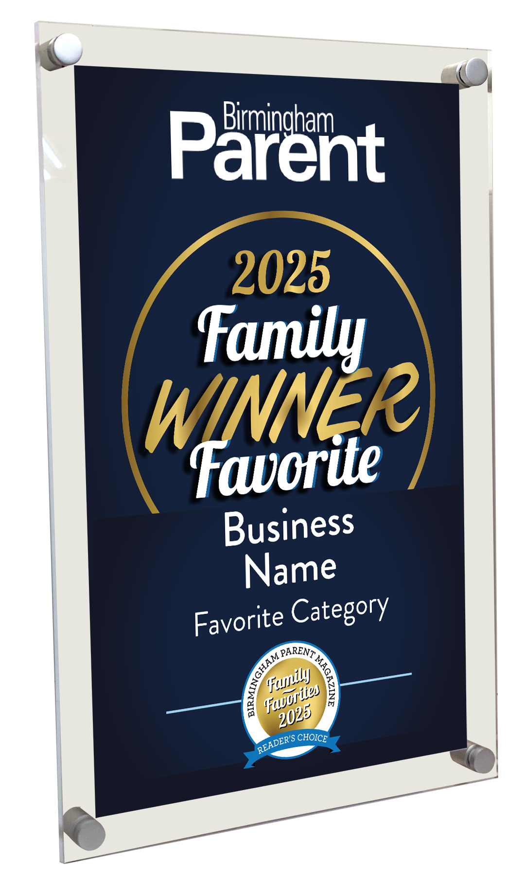 Birmingham Parent Family Favorites - Acrylic Plaques