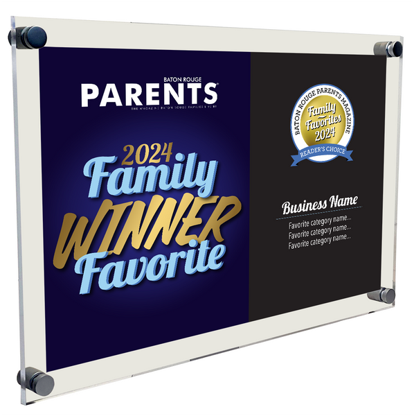 BR Parents Family Favorites Award Plaque