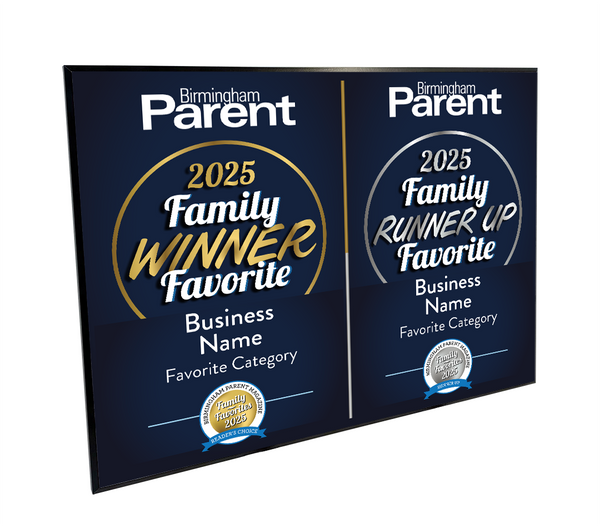 Birmingham Parent Family Favorites Award Plaques