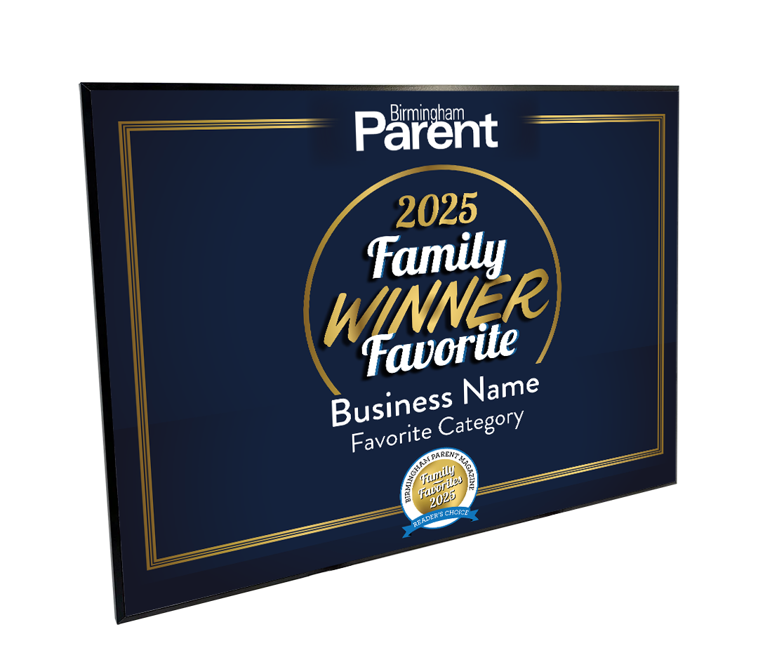 Birmingham Parent Family Favorites Award Plaques