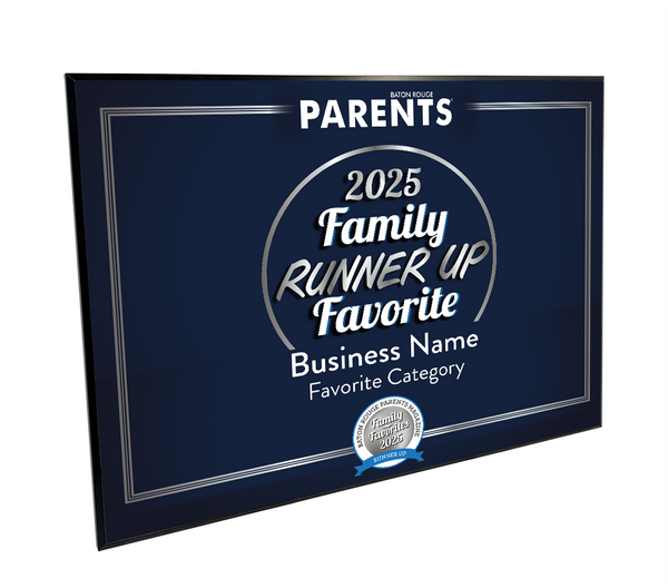 BR Parents Family Favorites Award Plaque