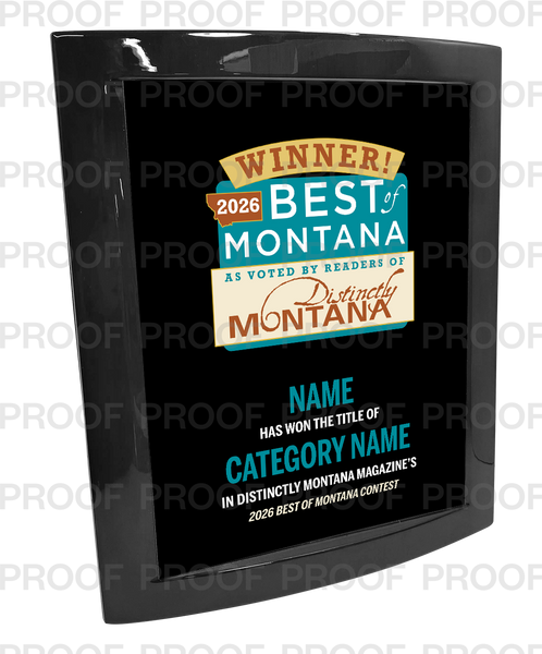 Distinctly Montana Magazine's — Best of Montana - Eclipse Plaque