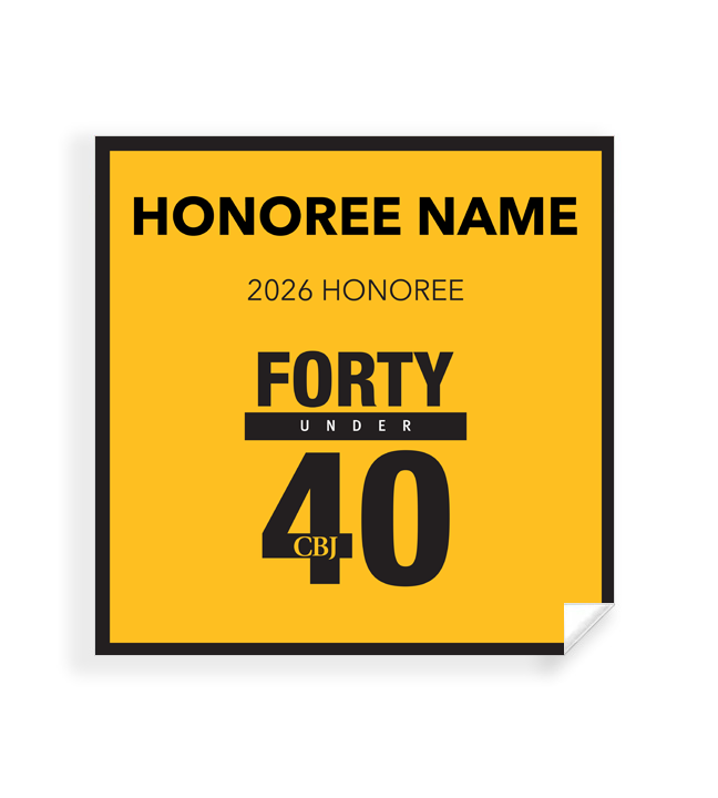 CBJ - 40 Under 40 - Stickers