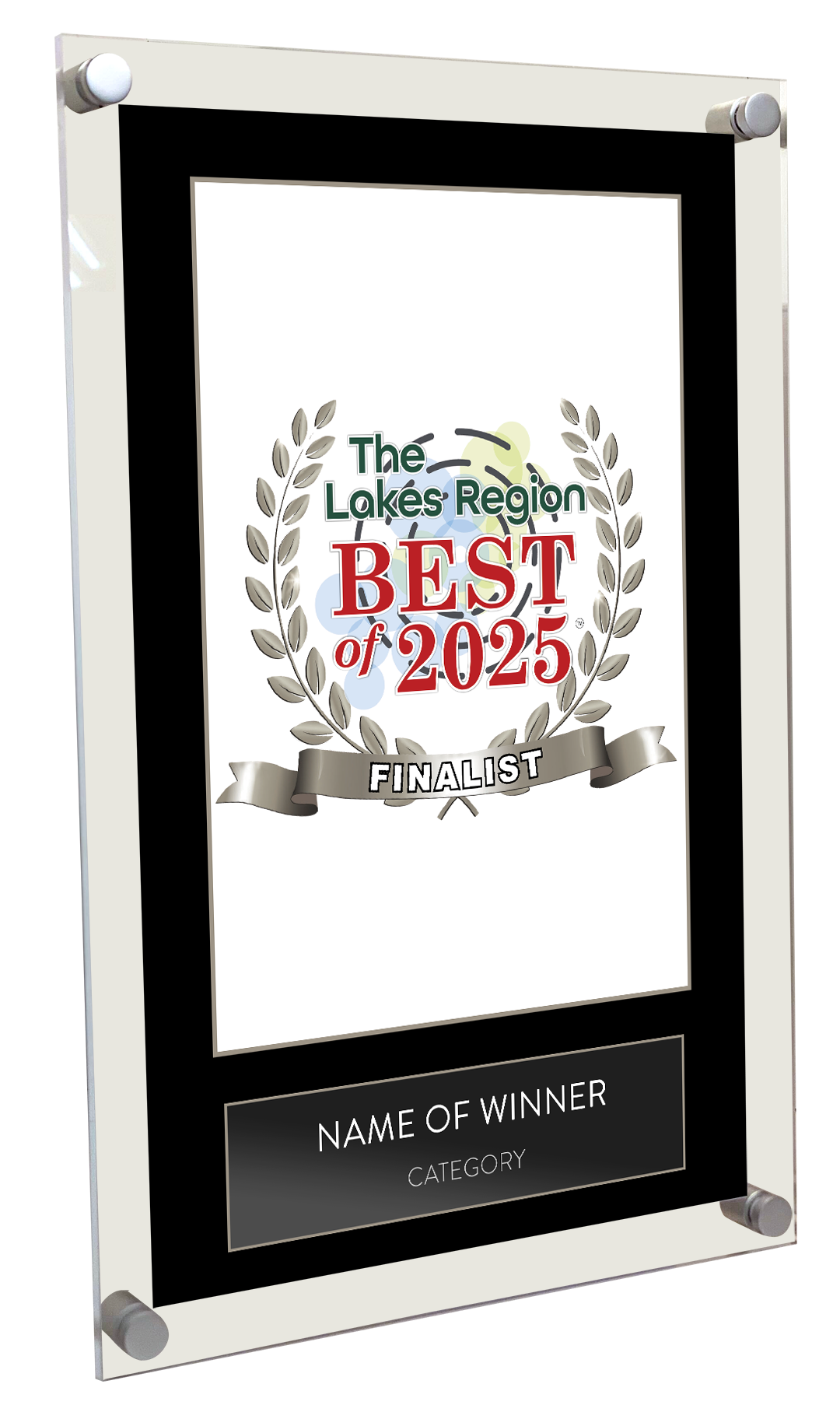 Best of Lakes Region - Acrylic Standoff Plaque