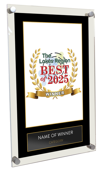 Best of Lakes Region - Acrylic Standoff Plaque