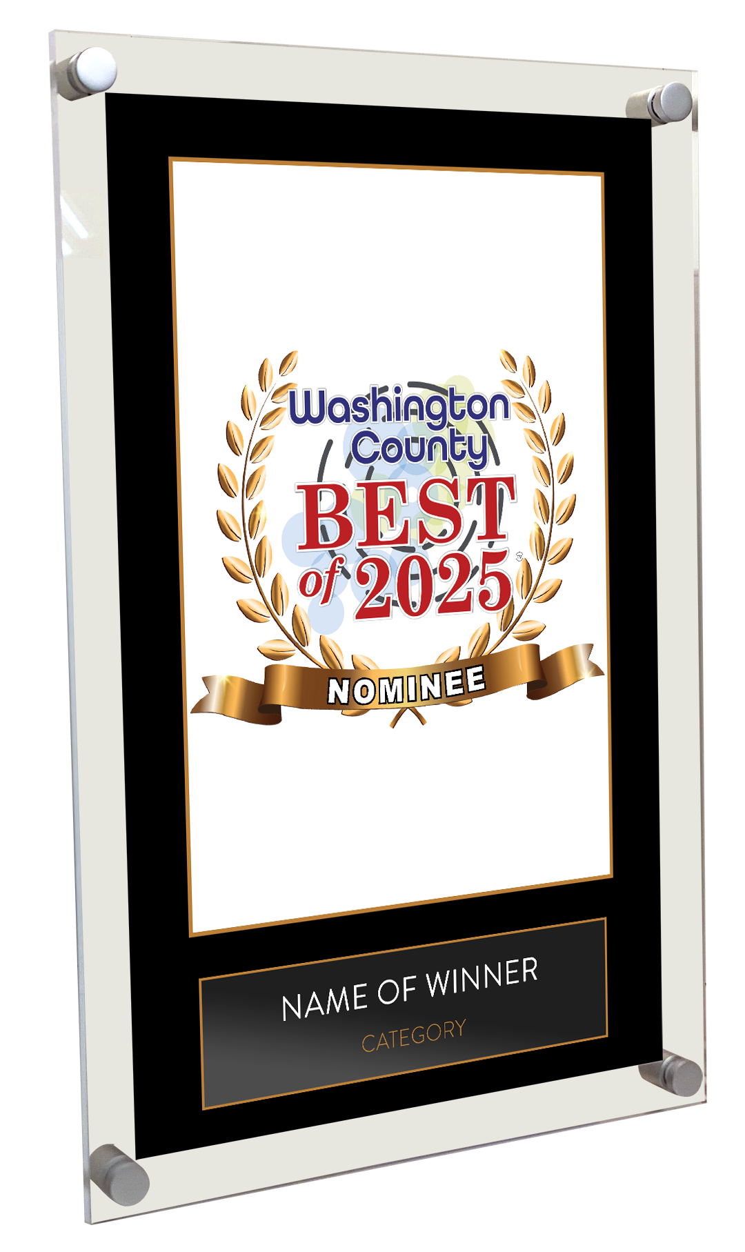 Best of Washington County New York - Acrylic Standoff Plaque