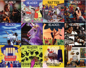 2025 Chicago Reader Wall Calendar – A Year of Iconic Covers