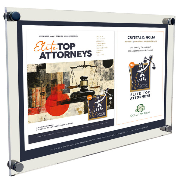 SRQ Elite Top Attorneys - Acrylic Plaques