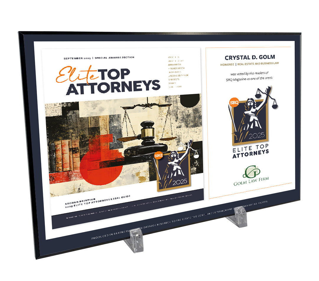 SRQ Elite Top Attorneys - Plaques