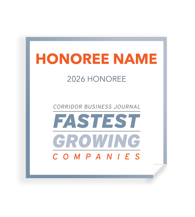 CBJ - Fastest Growing Companies - Stickers