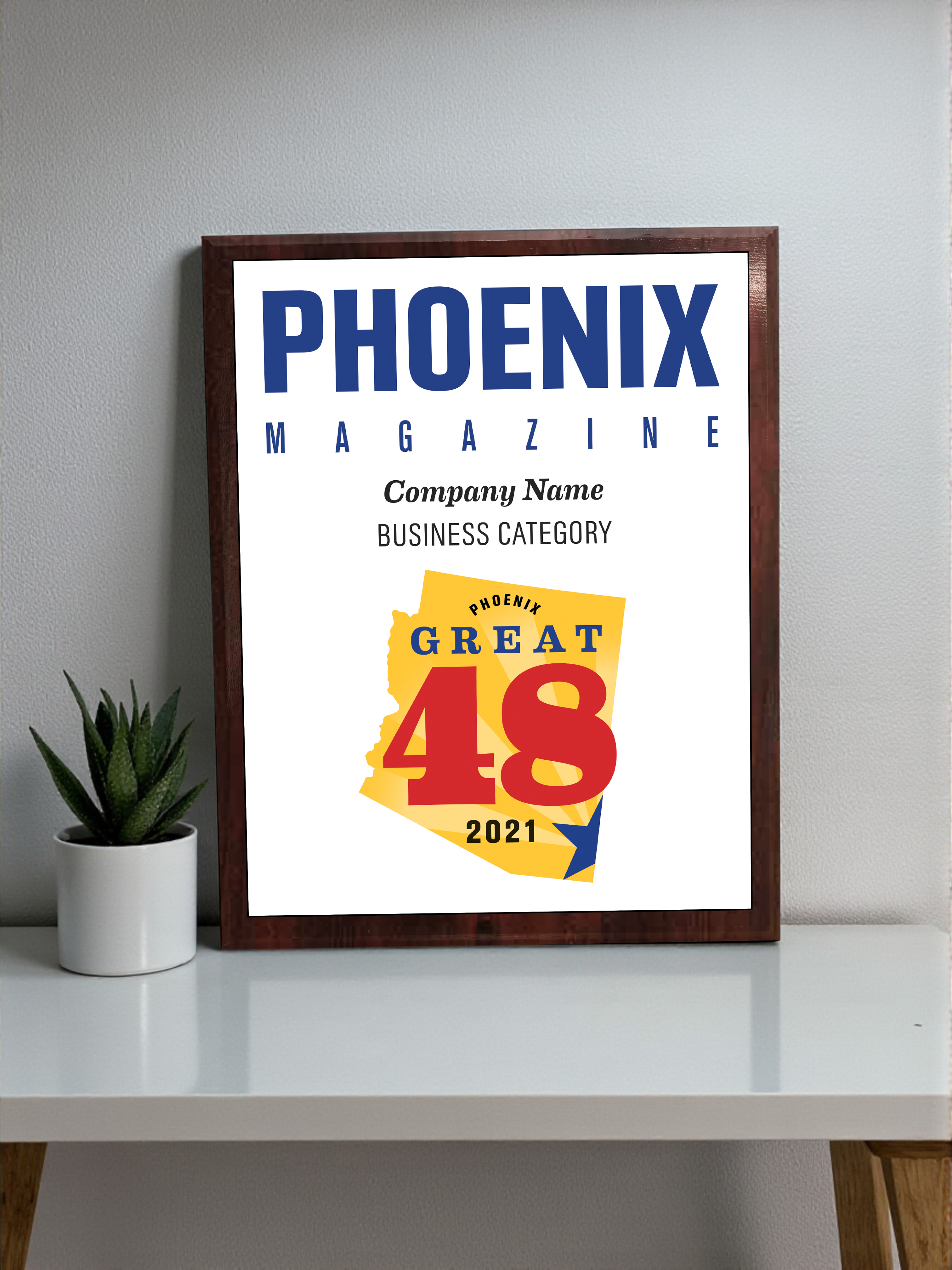 Phoenix Magazine - Classic Plaque