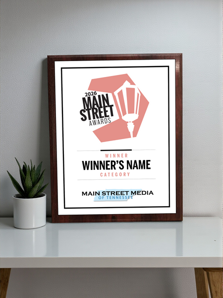 Main Street Media Awards - Classic Plaque