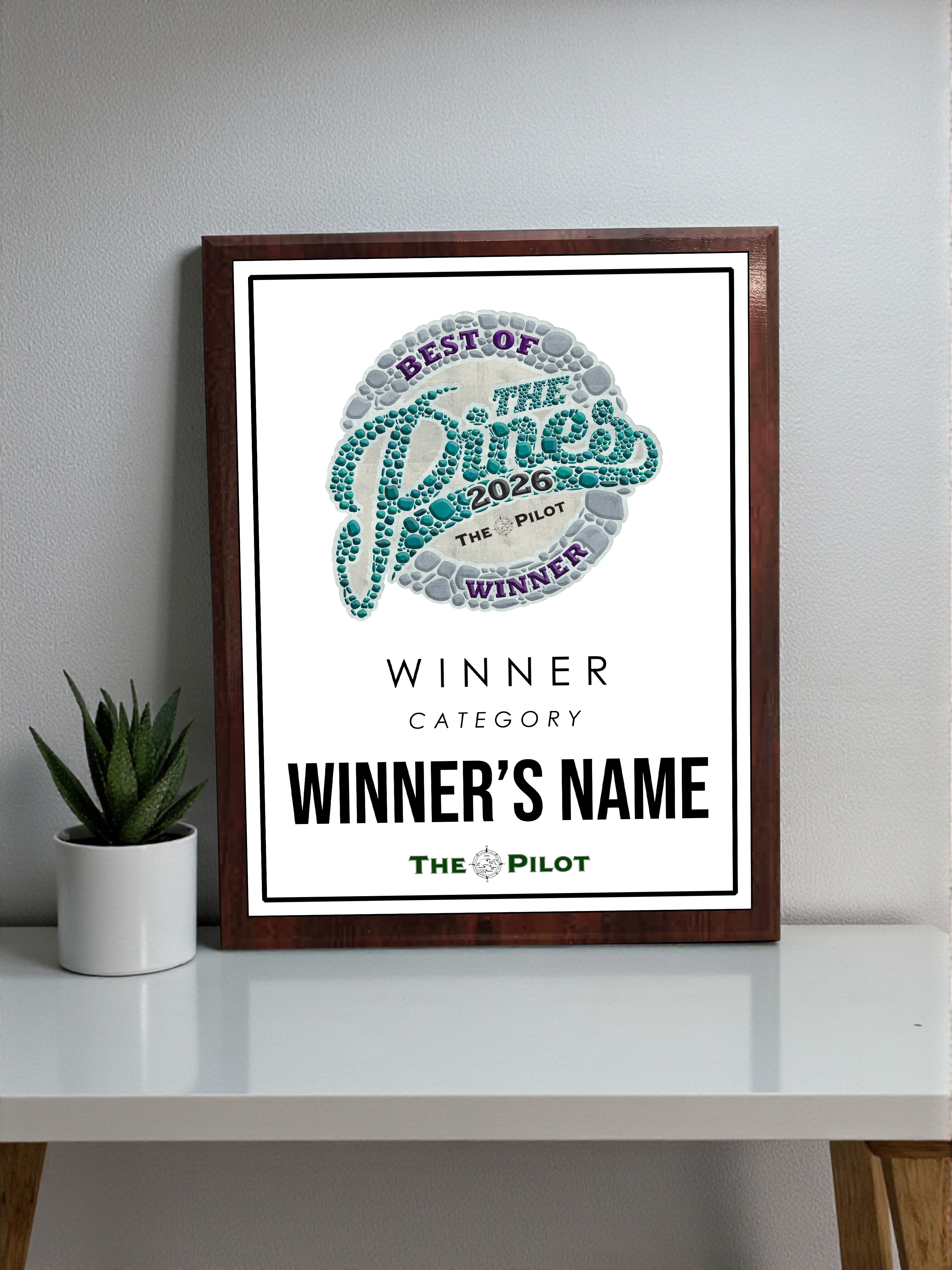 The Pilot - Best of the Pines - Classic Plaque