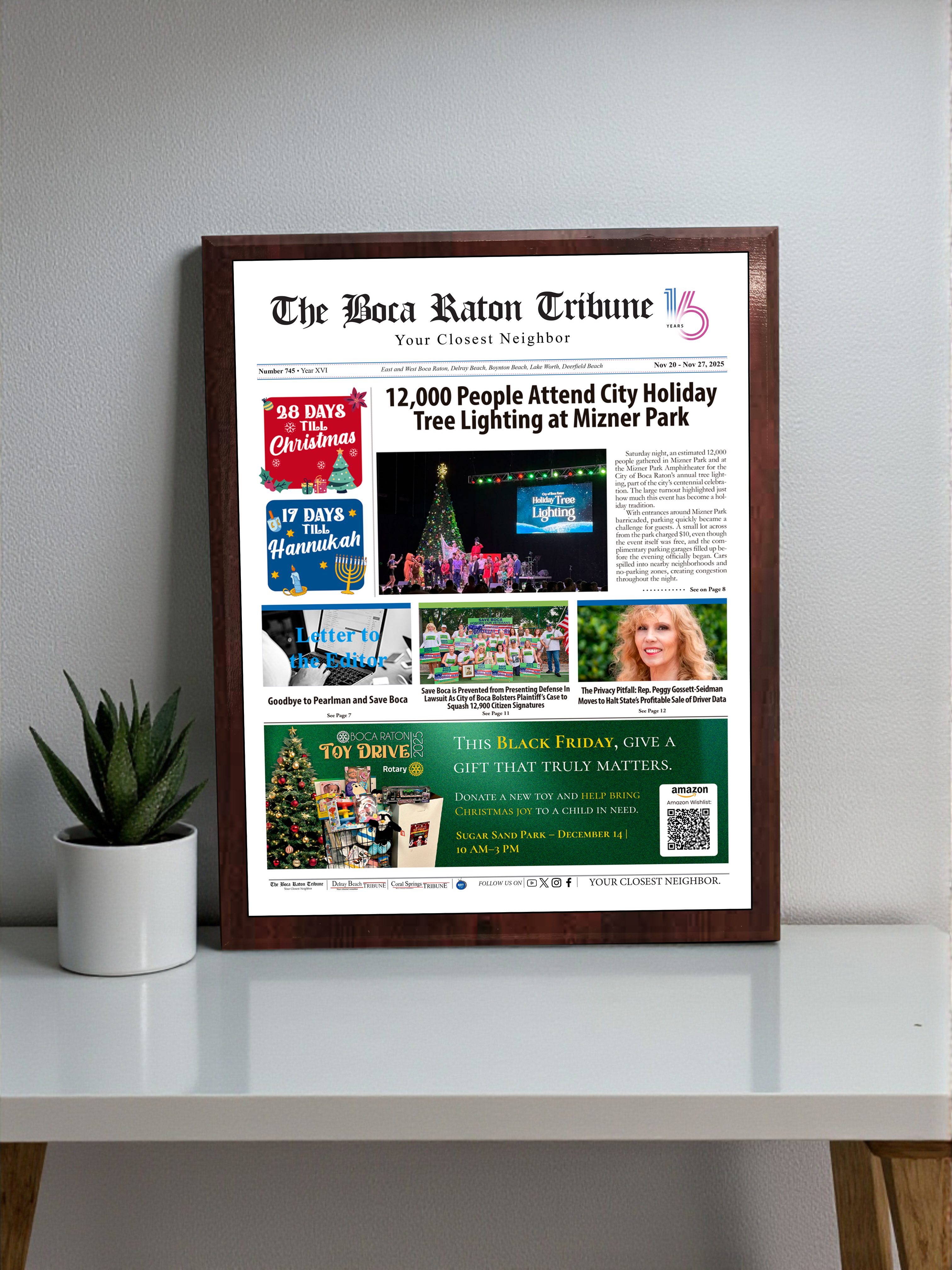 The Boca Raton Tribune - Articles - Classic Plaque