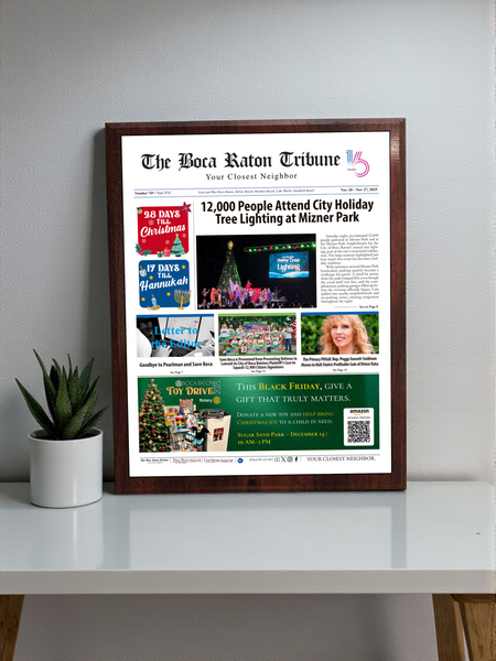 The Boca Raton Tribune - Articles - Classic Plaque