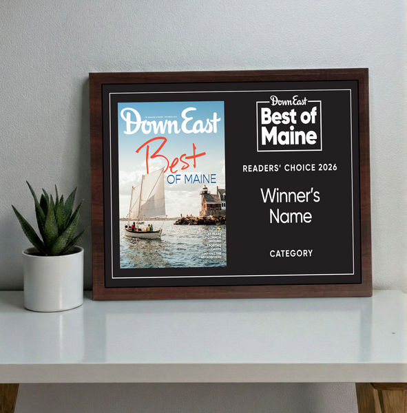 "Best of Maine" Award - Classic Plaque