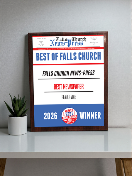"Best of Falls Church" Award - Classic Plaque