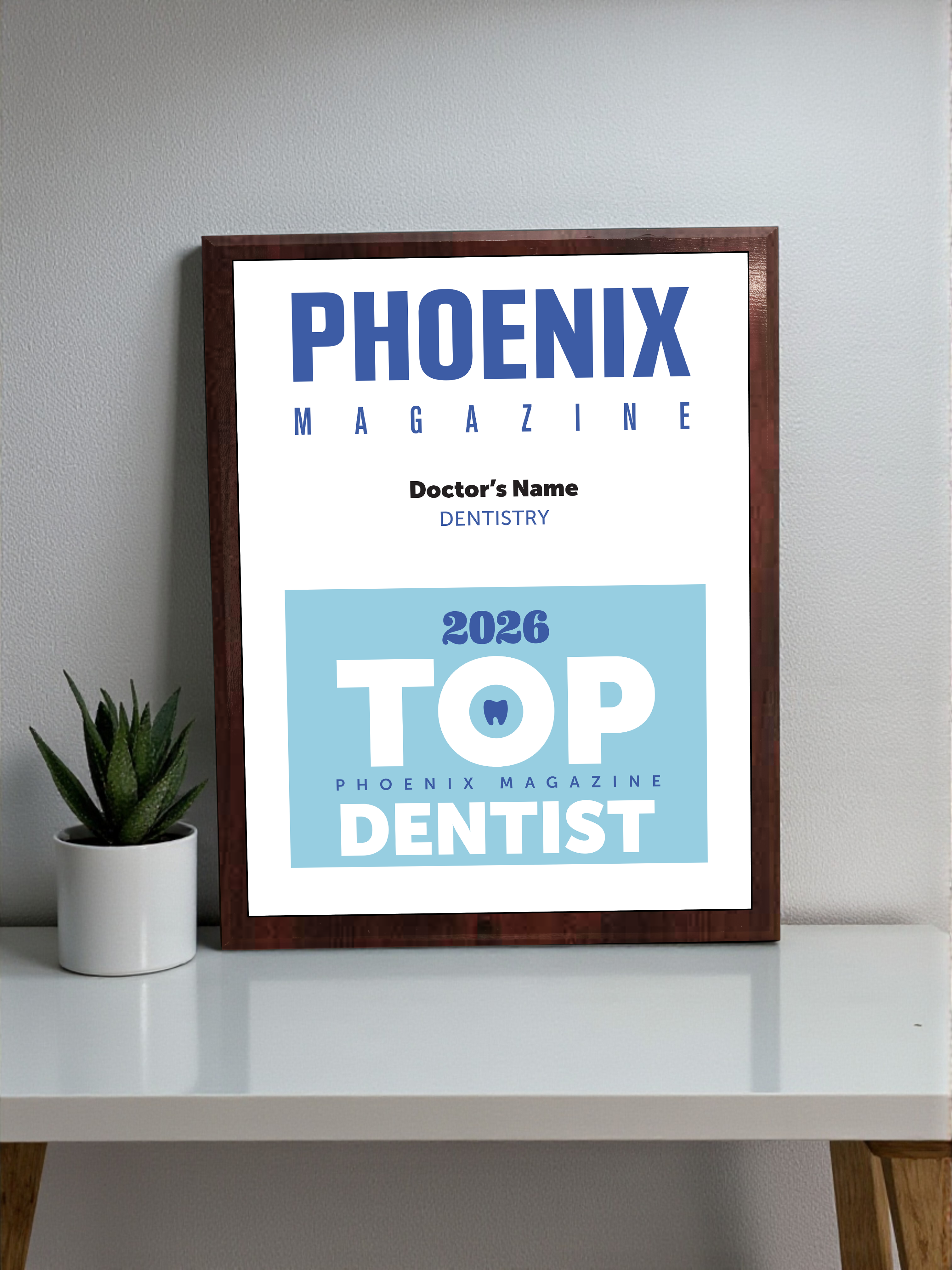 Phoenix Magazine - Classic Plaque