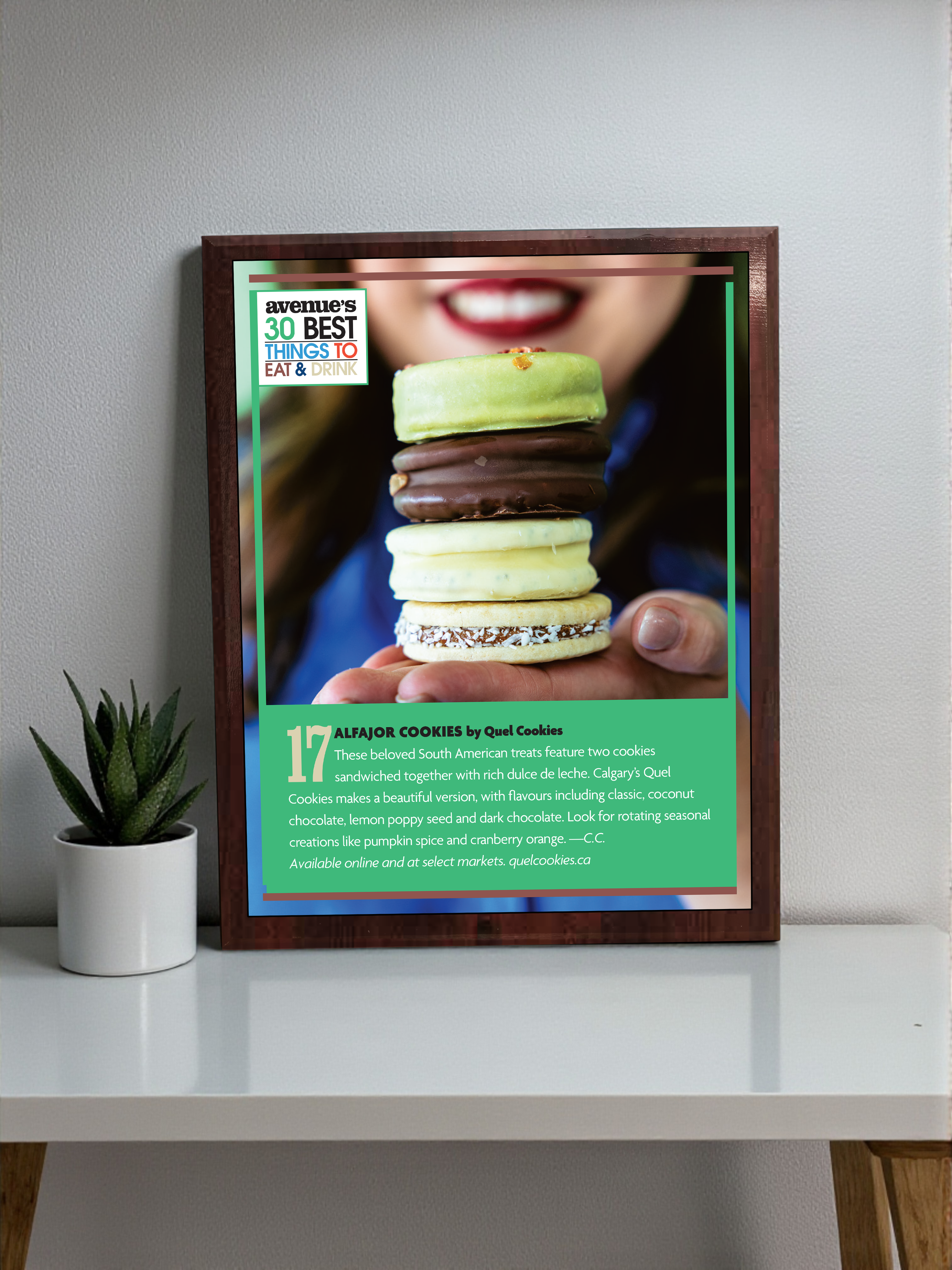 Avenue Magazine - Best Things to Eat & Drink - Classic Plaque