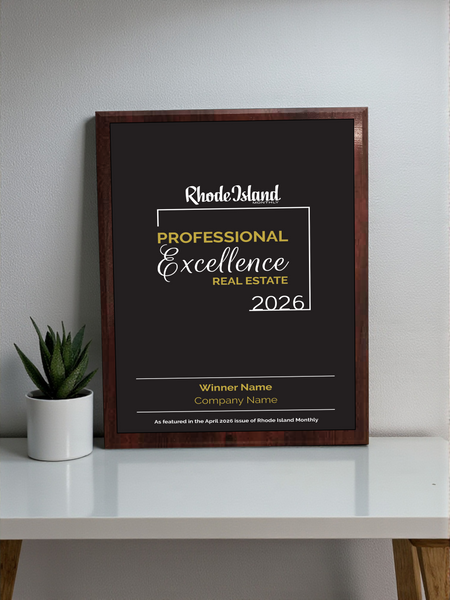 Rhode Island Monthly Excellence in Real Estate Award  - Classic Plaque