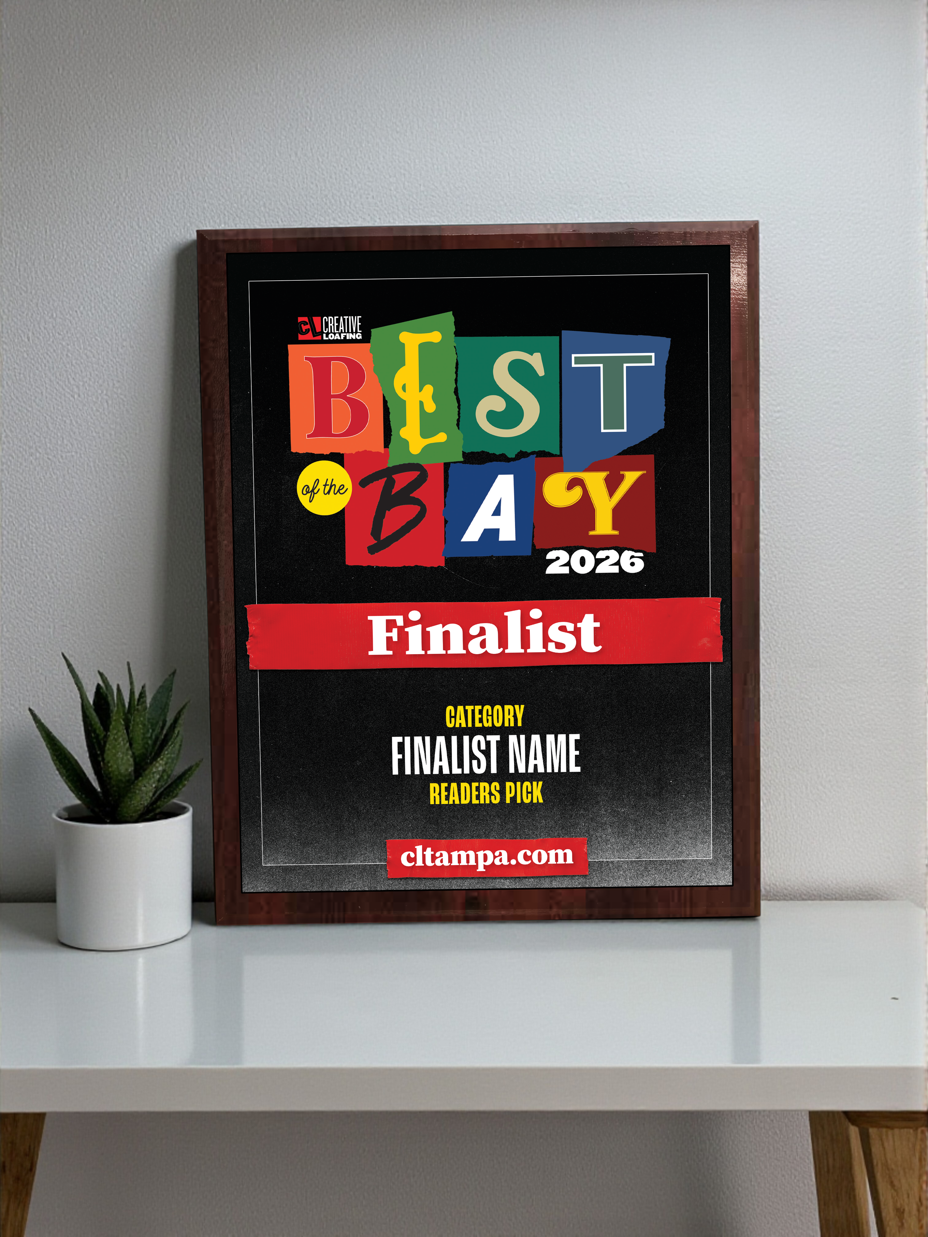 CL Tampa Bay Best of the Bay | Classic Plaque
