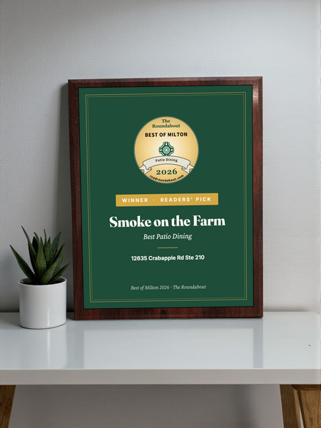 The Roundabout - Best of Milton - Classic Plaque