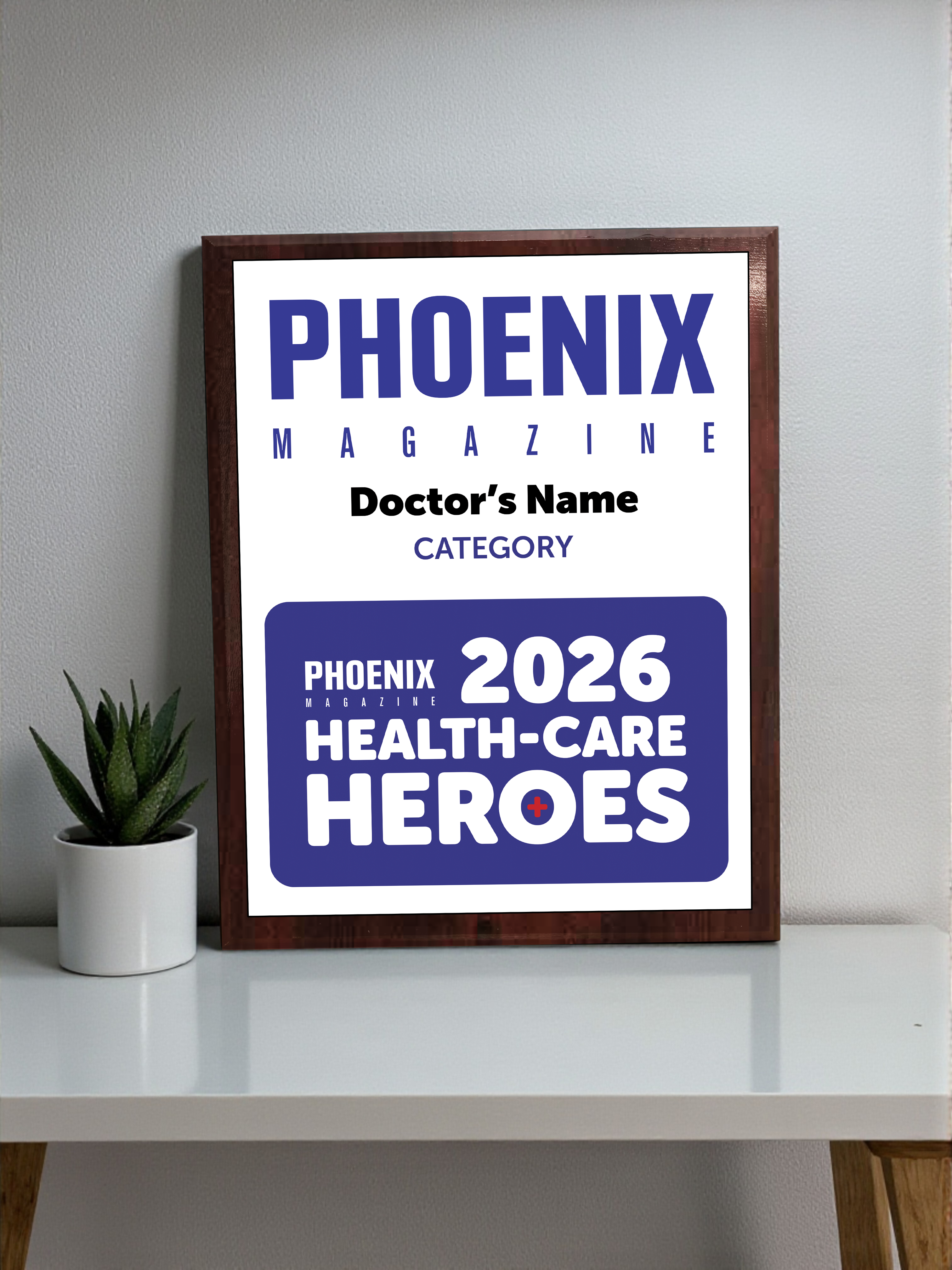 Phoenix Magazine - Classic Plaque