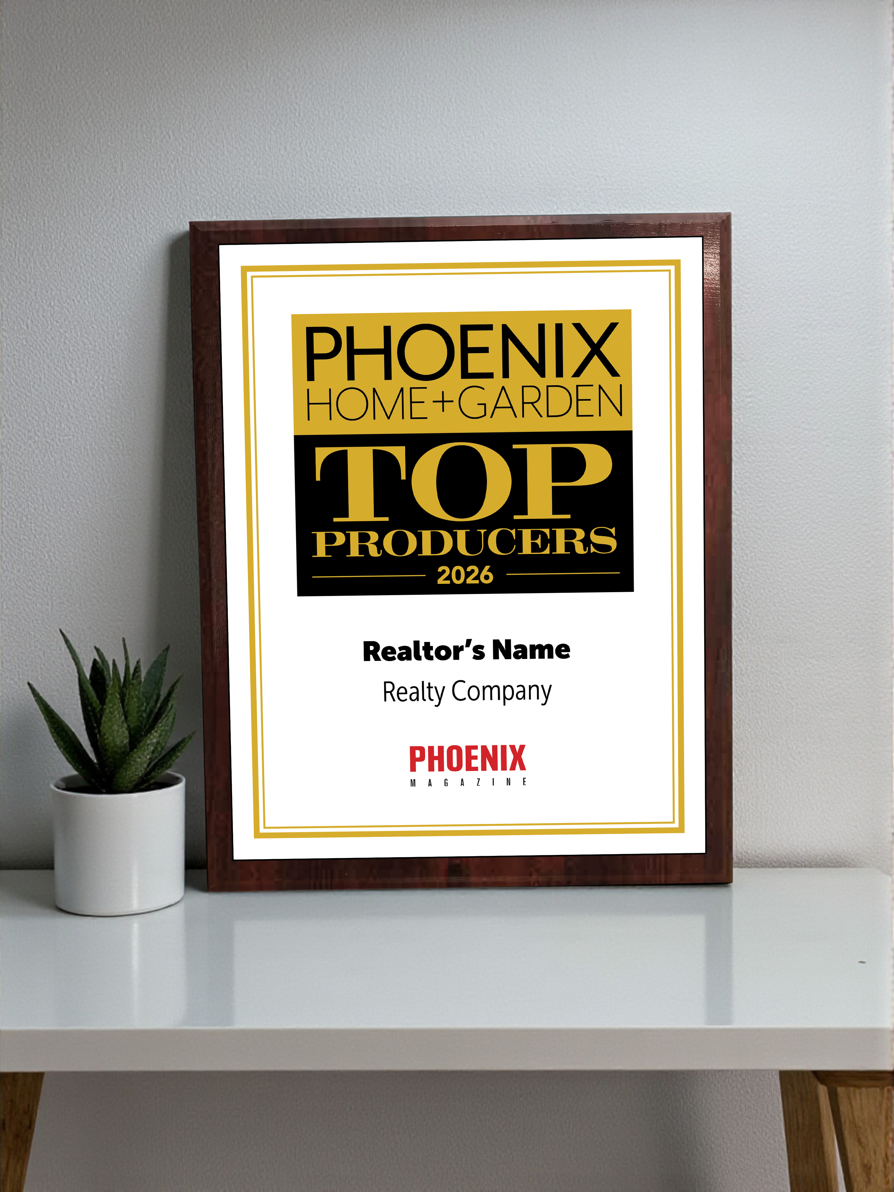 Phoenix Magazine - Classic Plaque