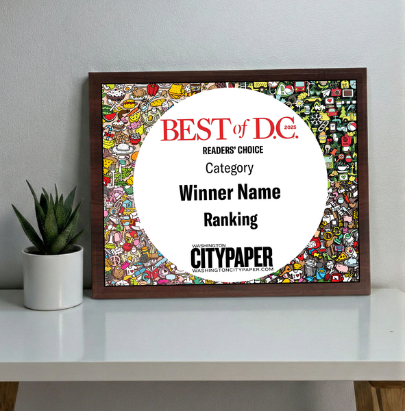 "Best of D.C.™" Award - Classic Plaque