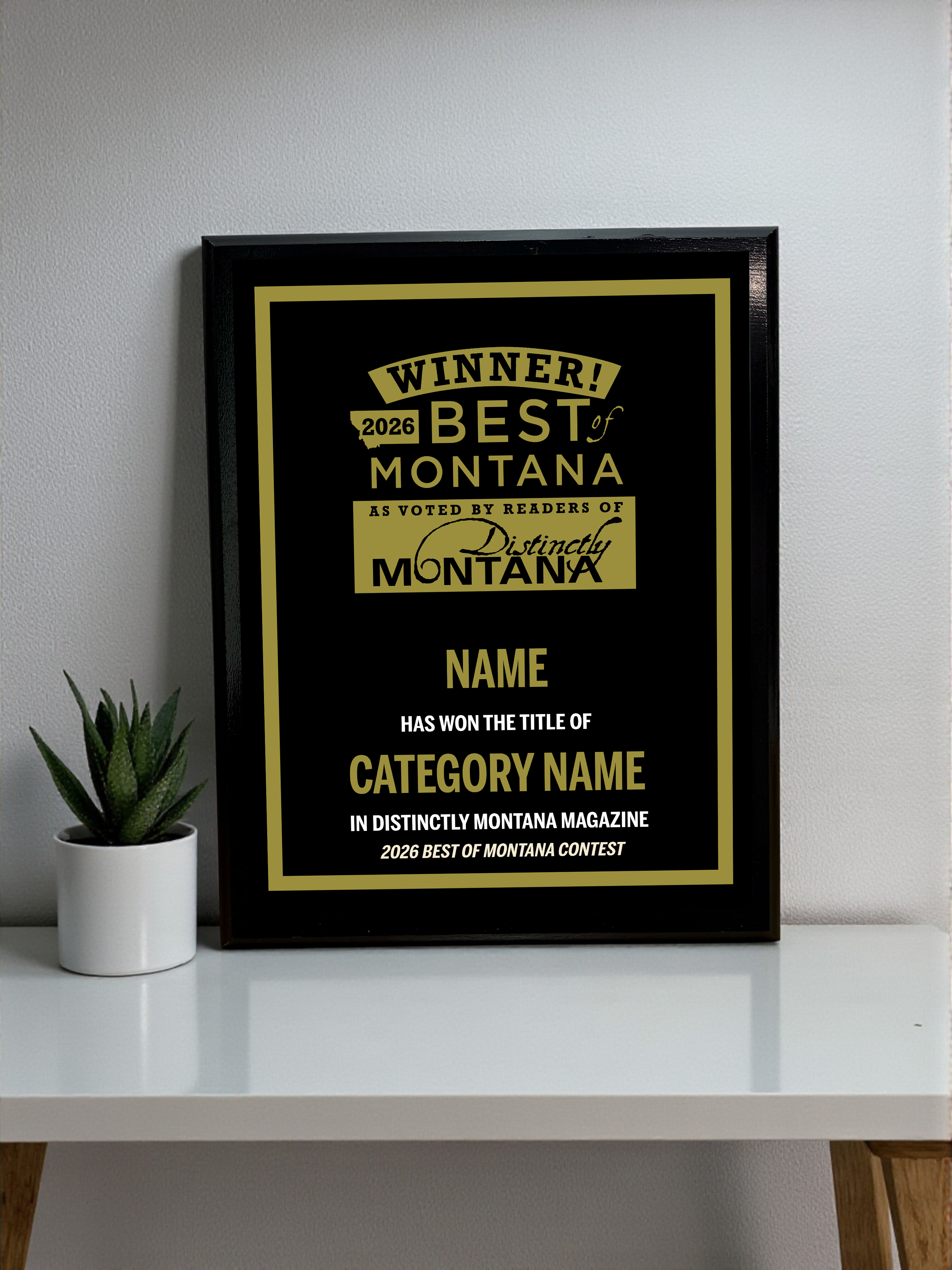 Best of Montana  - Classic Plaque