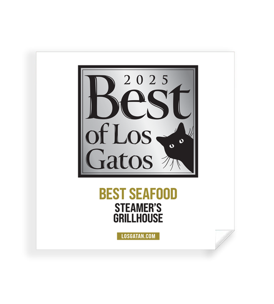 "Best of Los Gatos" Award Window Cling