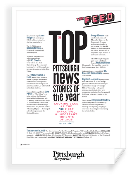 Pittsburgh Magazine - Articles & Covers - Frameable Archival Print