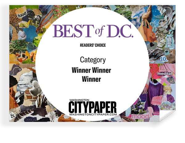 "Best of D.C.™" Award Window Cling