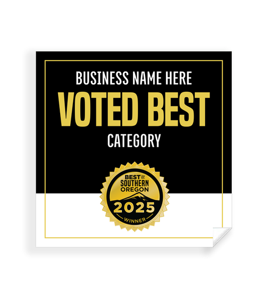 Best of Southern Oregon  - Window Cling