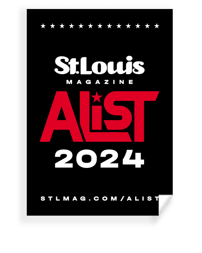 St. Louis Magazine A-List Award Window Decal