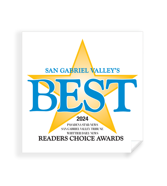 SGVN Best Of Certificate and Readers Choice Awards - Window Cling