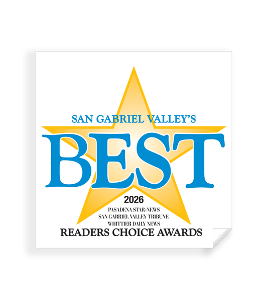 SGVN Best Of Certificate and Readers Choice Awards - Window Cling