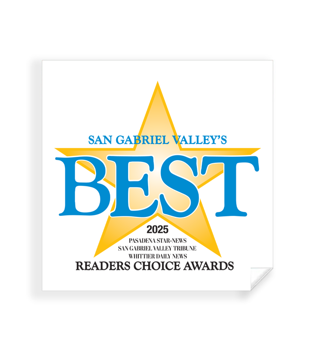 SGVN Best Of Certificate and Readers Choice Awards - Window Cling
