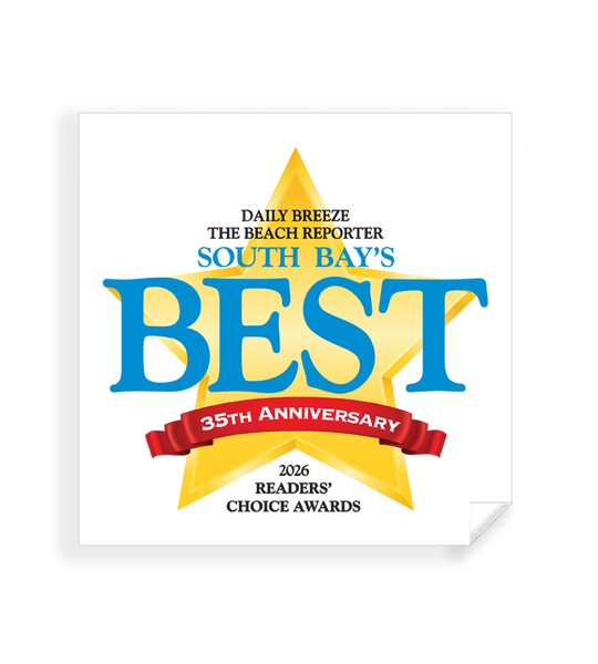 South Bay's Best Of and Readers Choice - Window Cling