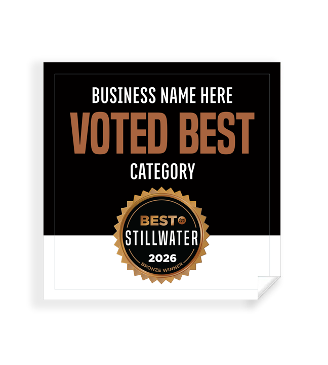 Best in Stillwater  - Window Cling