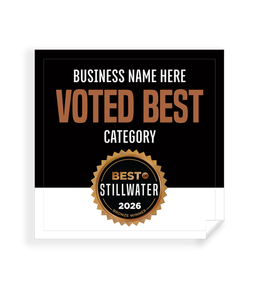 Best in Stillwater  - Window Cling
