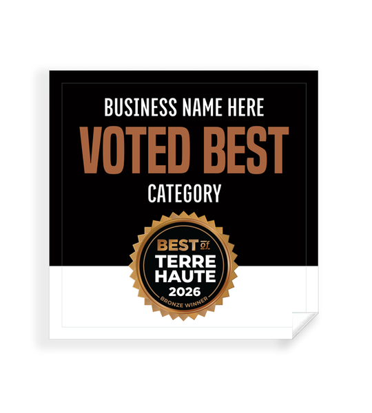 Best of Terre Haute  - Window Cling