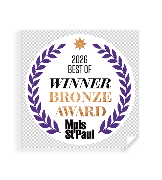 Mpls St. Paul - Best of Twin Cities - Transparent Window Cling