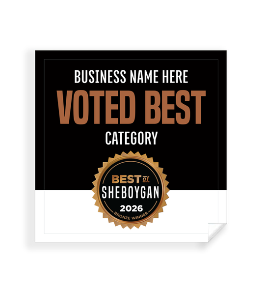 Best of Sheboygan  - Window Cling