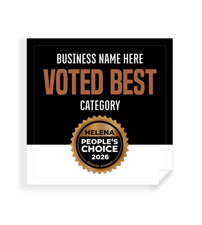 Helena People's Choice  - Window Cling